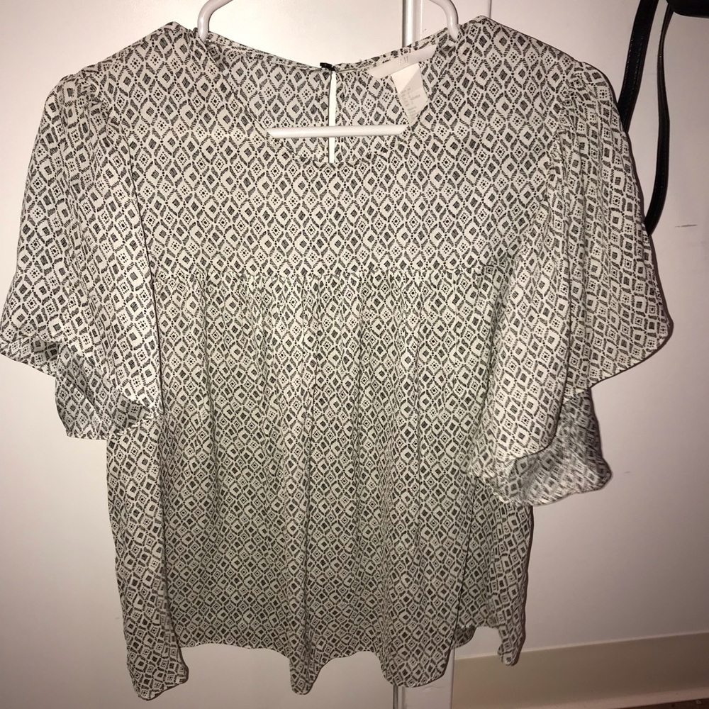 patterned blouse